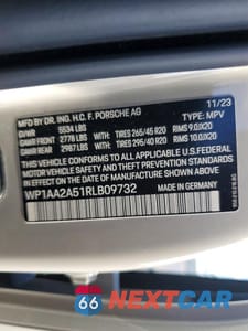 Zdjęcie 13 z 13 samochodu: 2024 PORSCHE MACAN BASE VIN:WP1AA2A51RLB09732 - miniatura