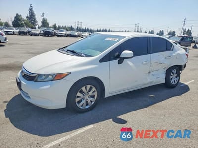 2012 HONDA CIVIC LX 2HGFB2F57CH577466 - główne zdjęcie licytacji z USA - miniatura
