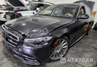 Drugie zdjęcie samochodu z przodu: 2022 MERCEDES-BENZ S 580 4MATIC VIN:W1K6G7GBXNA121955 - miniatura