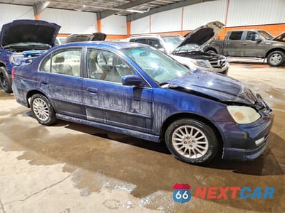 Czwarte zdjęcie samochodu z boku: 2003 ACURA 1.7EL PREMIUM VIN:2HHES36863H001391 - miniatura