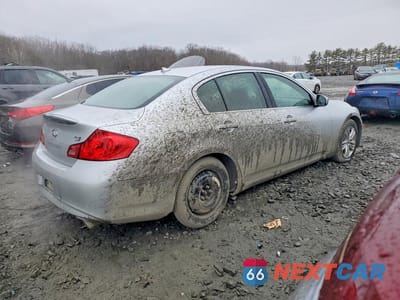Trzecie zdjęcie samochodu z tyłu: 2010 INFINITI G37 BASE VIN:JN1CV6AP8AM408644 - miniatura
