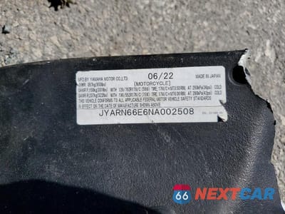 Zdjęcie 9 z 9 samochodu: 2022 YAMAHA YZFR1 VIN:JYARN66E6NA002508 - miniatura