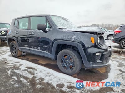 Czwarte zdjęcie samochodu z boku: 2019 JEEP RENEGADE SPORT VIN:ZACNJBAB5KPK23949 - miniatura