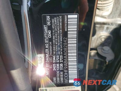 Zdjęcie 12 z 12 samochodu: 2010 MERCEDES-BENZ E 550 4MATIC VIN:WDDHF9AB6AA082842 - miniatura