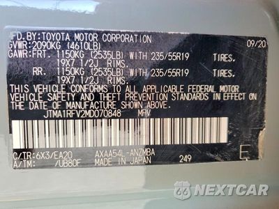 Zdjęcie 13 z 13 samochodu: 2021 TOYOTA RAV4 XLE PREMIUM VIN:JTMA1RFV2MD070848 - miniatura