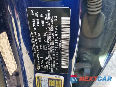 Zdjęcie 12 z 12 samochodu: 2020 KIA OPTIMA LX VIN:5XXGT4L36LG392133 - miniatura