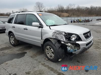 Czwarte zdjęcie samochodu z boku: 2003 HONDA PILOT EXL VIN:2HKYF18583H621405 - miniatura