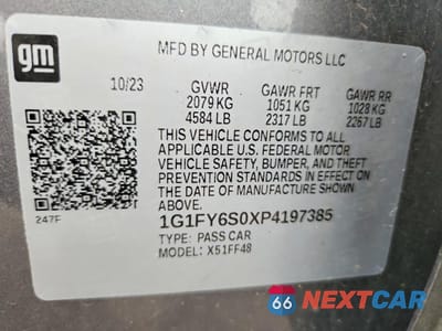 Zdjęcie 13 z 13 samochodu: 2023 CHEVROLET BOLT EUV LT VIN:1G1FY6S0XP4197385 - miniatura