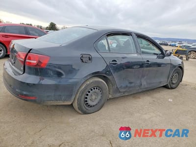 Trzecie zdjęcie samochodu z tyłu: 2016 VOLKSWAGEN JETTA S VIN:3VW267AJ3GM402722 - miniatura