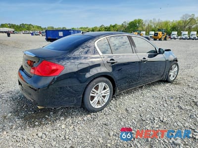 Trzecie zdjęcie samochodu z tyłu: 2012 INFINITI G25 SEDAN BASE VIN:JN1DV6AP6CM811531 - miniatura