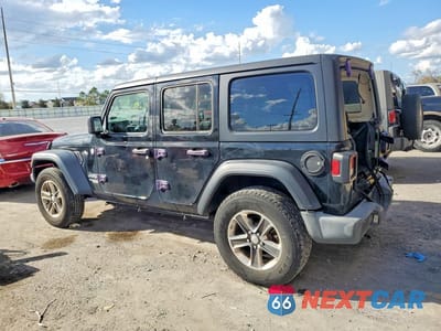 Drugie zdjęcie samochodu z przodu: 2019 JEEP WRANGLER UNLIMITED SPORT VIN:1C4HJXDG8KW533262 - miniatura