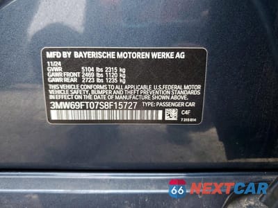 Zdjęcie 13 z 13 samochodu: 2025 BMW M340XI VIN:3MW69FT07S8F15727 - miniatura
