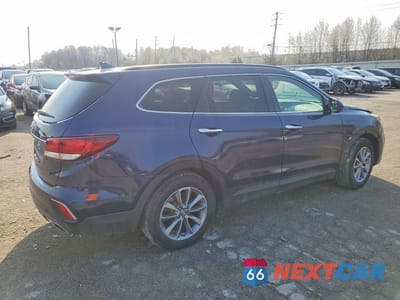Trzecie zdjęcie samochodu z tyłu: 2017 HYUNDAI SANTA FE SE VIN:KM8SM4HF2HU222827 - miniatura