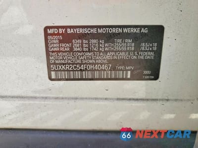 Zdjęcie 14 z 14 samochodu: 2015 BMW X5 SDRIVE35I VIN:5UXKR2C54F0H40467 - miniatura