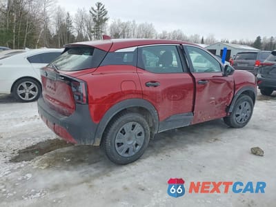 Trzecie zdjęcie samochodu z tyłu: 2025 NISSAN KICKS S VIN:3N8AP6BB0SL302545 - miniatura