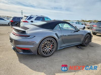 Trzecie zdjęcie samochodu z tyłu: 2021 PORSCHE 911 TURBO VIN:WP0CD2A95MS263718 - miniatura