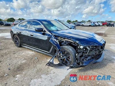 Czwarte zdjęcie samochodu z boku: 2025 BMW I4 EDRIVE 40 VIN:WBY23HD02SFT99906 - miniatura