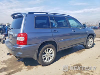 Trzecie zdjęcie samochodu z tyłu: 2007 TOYOTA HIGHLANDER HYBRID LIMITED VIN:JTEHW21A170042140 - miniatura