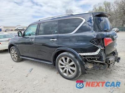 Drugie zdjęcie samochodu z przodu: 2014 INFINITI QX80 BASE VIN:JN8AZ2NF0E9555251 - miniatura
