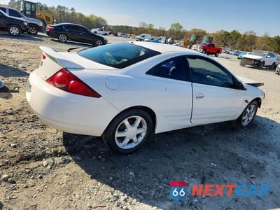 Trzecie zdjęcie samochodu z tyłu: 2000 MERCURY COUGAR V6 VIN:1ZWFT61L2Y5624905 - miniatura
