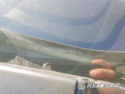 Zdjęcie 12 z 13 samochodu: 2019 HONDA CIVIC SPORT VIN:2HGFC4B84KH302113 - miniatura
