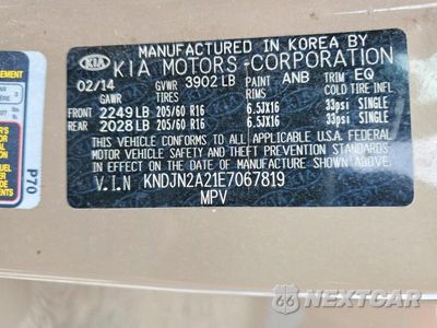 Zdjęcie 13 z 13 samochodu: 2014 KIA SOUL BASE VIN:KNDJN2A21E7067819 - miniatura