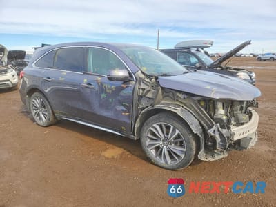 Czwarte zdjęcie samochodu z boku: 2019 ACURA MDX TECHNOLOGY VIN:5J8YD4H4XKL804864 - miniatura