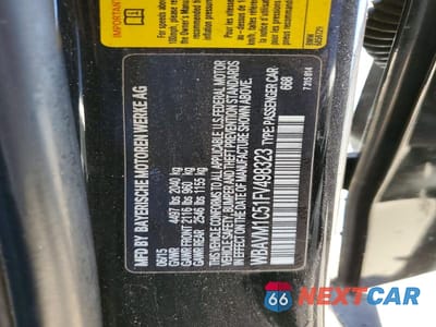 Zdjęcie 13 z 13 samochodu: 2015 BMW X1 SDRIVE28I VIN:WBAVM1C51FV498323 - miniatura