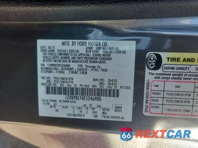 Zdjęcie 12 z 12 samochodu: 2014 FORD MUSTANG GT VIN:1ZVBP8CF0E5246900 - miniatura