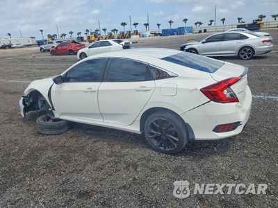 Drugie zdjęcie samochodu z przodu: 2019 HONDA CIVIC SPORT VIN:19XFC2F80KE001928 - miniatura