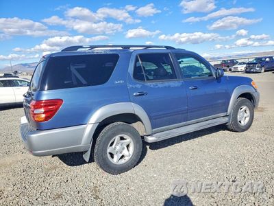 Trzecie zdjęcie samochodu z tyłu: 2002 TOYOTA SEQUOIA SR5 VIN:5TDBT44A72S126527 - miniatura