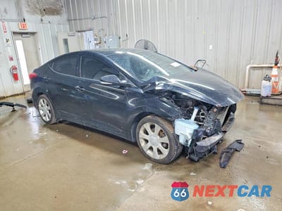 Czwarte zdjęcie samochodu z boku: 2013 HYUNDAI ELANTRA LIMITED VIN:KMHDH4AE6DU659223 - miniatura