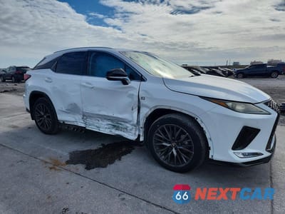 Czwarte zdjęcie samochodu z boku: 2022 LEXUS RX 350 F SPORT HANDLING VIN:2T2YZMDA1NC360373 - miniatura