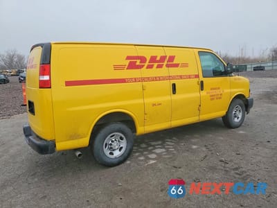 Trzecie zdjęcie samochodu z tyłu: 2021 CHEVROLET EXPRESS G2500 DELIVERY VAN VIN:1GCWGAFP8M1246052 - miniatura