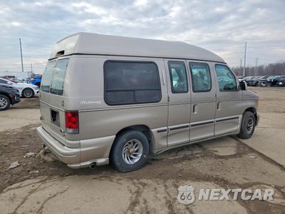 Trzecie zdjęcie samochodu z tyłu: 2002 FORD ECONOLINE E150 VAN VIN:1FDRE14LX2HB81384 - miniatura