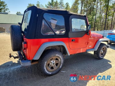 Trzecie zdjęcie samochodu z tyłu: 1997 JEEP WRANGLER / TJ SE VIN:1J4FY29P5VP403446 - miniatura