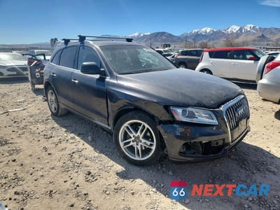 Czwarte zdjęcie samochodu z boku: 2016 AUDI Q5 PREMIUM PLUS VIN:WA1L2AFP1GA020130 - miniatura