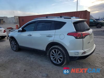 Drugie zdjęcie samochodu z przodu: 2016 TOYOTA RAV4 HYBRID LIMITED VIN:JTMDJREV4GD053407 - miniatura