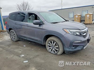 Czwarte zdjęcie samochodu z boku: 2021 HONDA PILOT EXL VIN:5FNYF6H57MB049434 - miniatura