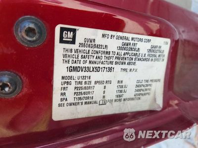Zdjęcie 13 z 13 samochodu: 2005 PONTIAC MONTANA SV6 VIN:1GMDV33LX5D171361 - miniatura