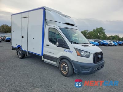 Czwarte zdjęcie samochodu z boku: 2020 FORD TRANSIT DELIVERY TRUCK VIN:1FDBW5Z88LKB80345 - miniatura