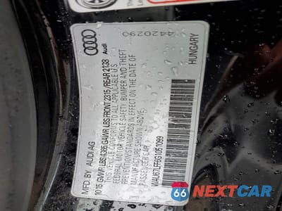 Zdjęcie 12 z 12 samochodu: 2016 AUDI A3 PREMIUM VIN:WAU67LFF6G1051099 - miniatura