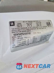 Zdjęcie 13 z 13 samochodu: 2018 CHEVROLET EXPRESS 2500 DELIVERY VAN VIN:1GCWGAFP2J1207162 - miniatura