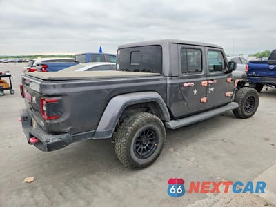 Trzecie zdjęcie samochodu z tyłu: 2022 JEEP GLADIATOR OVERLAND VIN:1C6HJTFG3NL163311 - miniatura