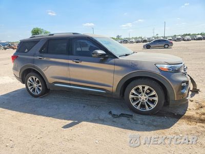 Czwarte zdjęcie samochodu z boku: 2021 FORD EXPLORER LIMITED VIN:1FMSK8FH2MGB05498 - miniatura