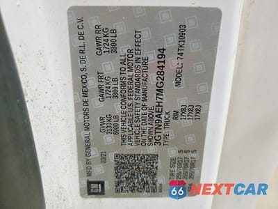 Zdjęcie 12 z 12 samochodu: 2021 GMC SIERRA K1500 4WD LONG BOX VIN:3GTN9AEH7MG284194 - miniatura