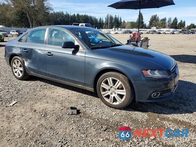 Czwarte zdjęcie samochodu z boku: 2010 AUDI A4 PREMIUM VIN:WAUBFAFL7AN025056 - miniatura