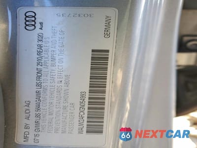 Zdjęcie 12 z 12 samochodu: 2016 AUDI S7 PRESTIGE VIN:WAUW2AFCXGN054993 - miniatura