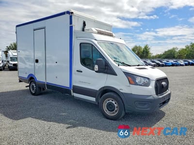 Czwarte zdjęcie samochodu z boku: 2020 FORD TRANSIT REFRIGERATED BOX TRUCK VIN:1FDBW5Z81LKB24943 - miniatura