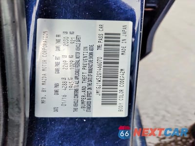 Zdjęcie 13 z 13 samochodu: 2016 MAZDA 6 GRAND TOURING VIN:JM1GJ1W52G1466070 - miniatura